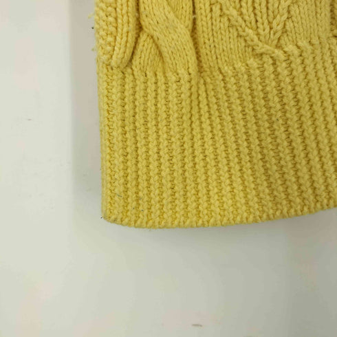 ポロバイラルフローレン Polo by RALPH LAUREN 90S ケーブル編み カシミア混 コットン Vネック ニット ベスト メンズ import:S