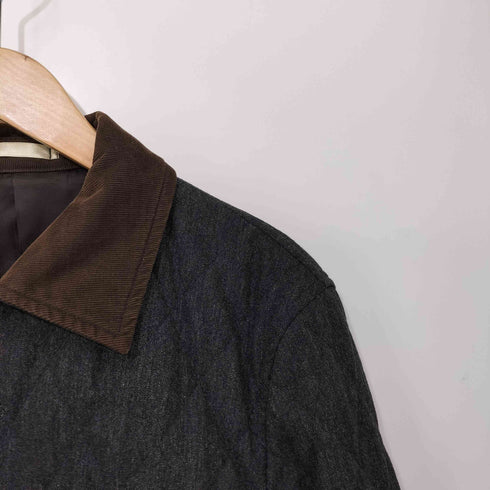 ポールスミス Paul Smith 襟コーデュロイ ウール キルティング中綿ジャケット メンズ import:M