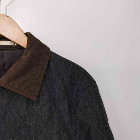 ポールスミス Paul Smith 襟コーデュロイ ウール キルティング中綿ジャケット メンズ import:M