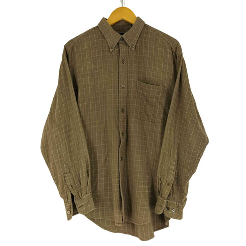 ギャップ Gap 00S チェック L/S BD シャツ メンズ import:M