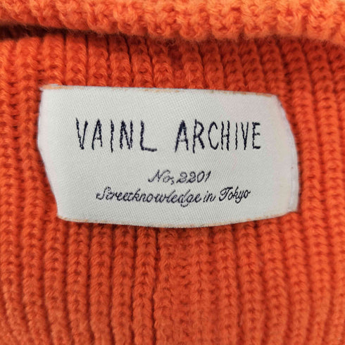 ヴァイナルアーカイブ VAINL ARCHIVE コットンビーニー メンズ