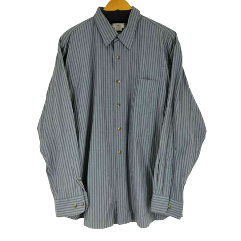 ドッカーズ DOCKERS ストライプ L/S シャツ メンズ import:XL