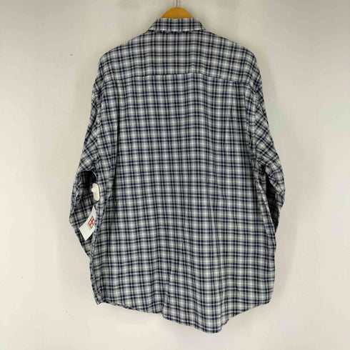 エディーバウアー Eddie Bauer 90S 白タグ チェック L/S BD シャツ メンズ import:L