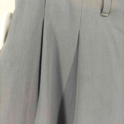 50S WALDESジップ 2タック ウールギャバ スラックス メンズ
