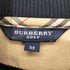 バーバリーゴルフ BURBERRY GOLF ロゴ刺繍 リブニット ハーフジップ セーター メンズ import:M