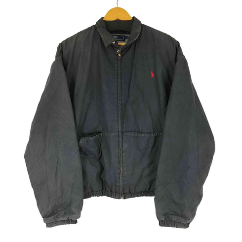 ポロバイラルフローレン Polo by RALPH LAUREN 90-00S スモールポニー刺繍裏地フリーススイングトップ メンズ import:L
