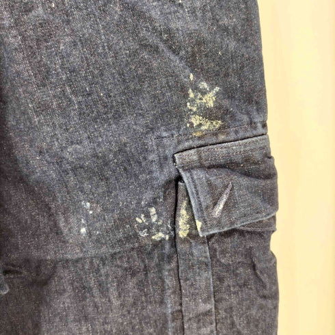 ポロバイラルフローレン Polo by RALPH LAUREN 90S USA製 デニム カーゴ パンツ 濃絹 メンズ W33L32