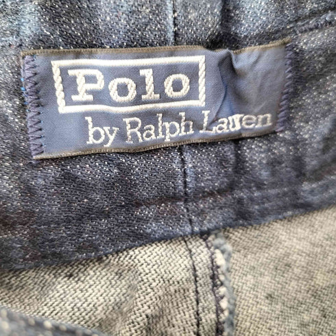 ポロバイラルフローレン Polo by RALPH LAUREN 90S USA製 デニム カーゴ パンツ 濃絹 メンズ W33L32