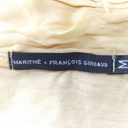 マリテフランソワジルボー MARITHE FRANCOIS GIRBAUD 異素材切替 カットソー レディース import:M