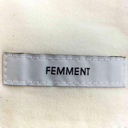 ファモン FEMMENT 2WAYダブルクロスデニムラインパンツ レディース JPN:2