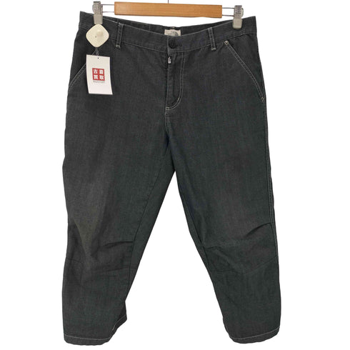 ザノースフェイスホワイトレーベル THE NORTH FACE WHITE LABEL 立体裁断 デニム クロップド パンツ メンズ M