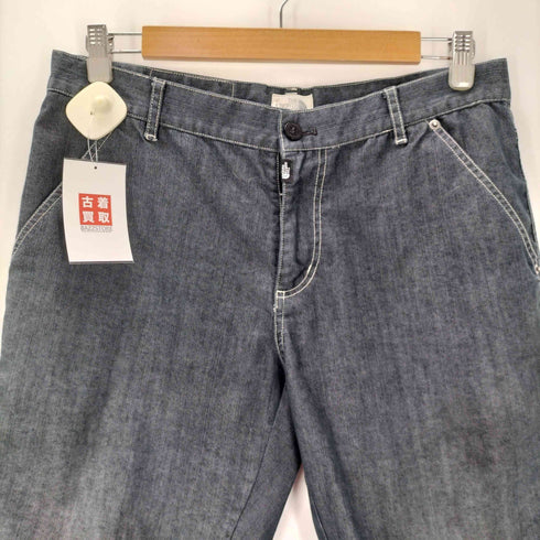 ザノースフェイスホワイトレーベル THE NORTH FACE WHITE LABEL 立体裁断 デニム クロップド パンツ メンズ M
