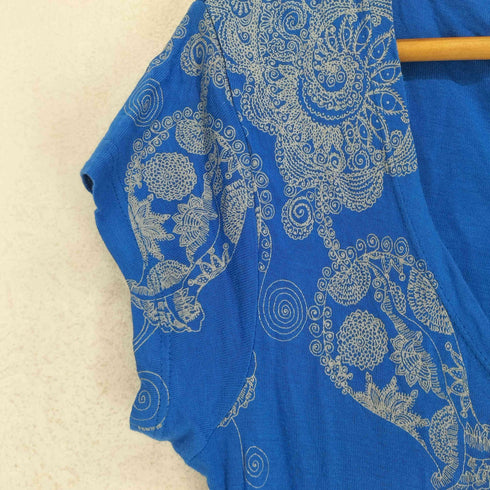デシグアル Desigual Paris 総柄 カットソーワンピース レディース import:L