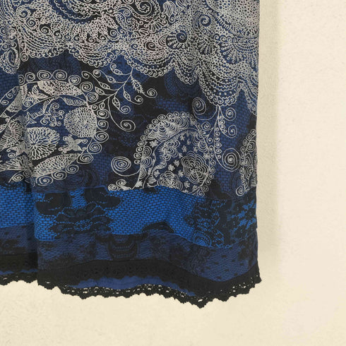 デシグアル Desigual Paris 総柄 カットソーワンピース レディース import:L