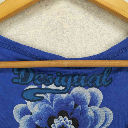 デシグアル Desigual Paris 総柄 カットソーワンピース レディース import:L