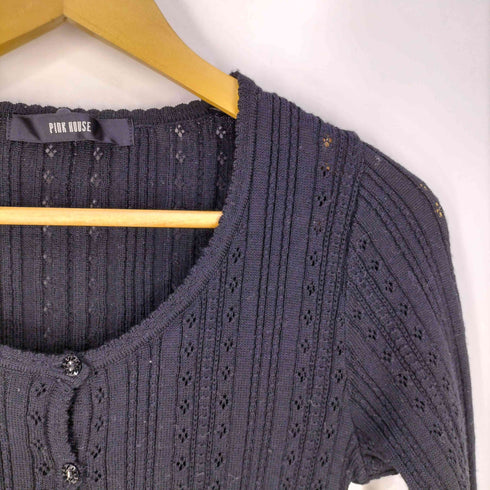 ピンクハウス PINK HOUSE ウール ニットカーディガン レディース