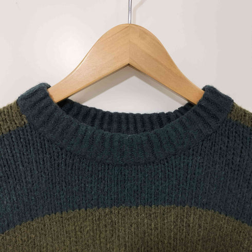 カーハートワークインプログレス Carhartt WIP ALVIN SWEATER ボーダーセーター ガーメントダイ メンズ import:L