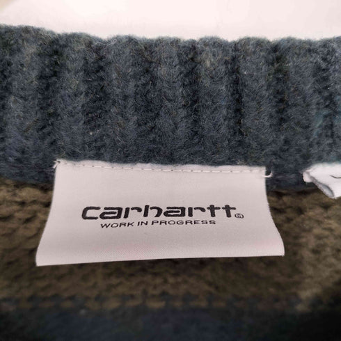 カーハートワークインプログレス Carhartt WIP ALVIN SWEATER ボーダーセーター ガーメントダイ メンズ import:L