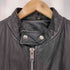 HUDSON LEATHER 本革 フルジップ シングルライダース レザージャケット メンズ 46