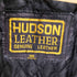HUDSON LEATHER 本革 フルジップ シングルライダース レザージャケット メンズ 46