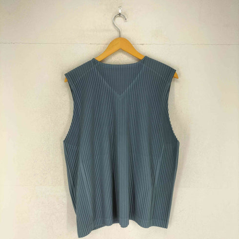 オムプリッセイッセイミヤケ HOMME PLISSE ISSEY MIYAKE 19AW Vネック プリーツベスト メンズ 2