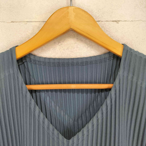 オムプリッセイッセイミヤケ HOMME PLISSE ISSEY MIYAKE 19AW Vネック プリーツベスト メンズ 2