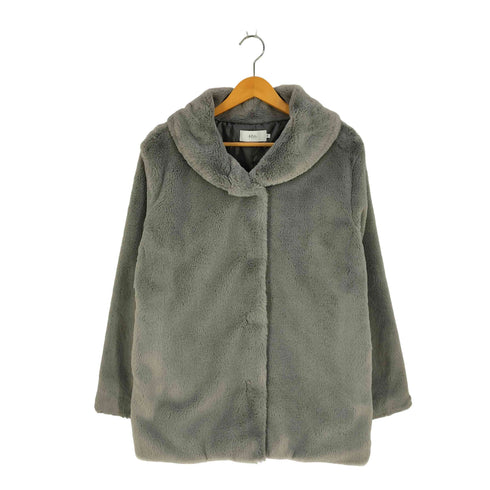 アズールバイマウジー AZUL by moussy FLUFFY SHAWL COLLAR COAT ファー ハーフコート レディース JPN:S