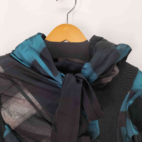 マリテフランソワジルボー MARITHE FRANCOIS GIRBAUD GIR+A&F 異素材 チェック ジャケット レディース 27