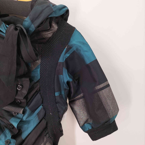 マリテフランソワジルボー MARITHE FRANCOIS GIRBAUD GIR+A&F 異素材 チェック ジャケット レディース 27