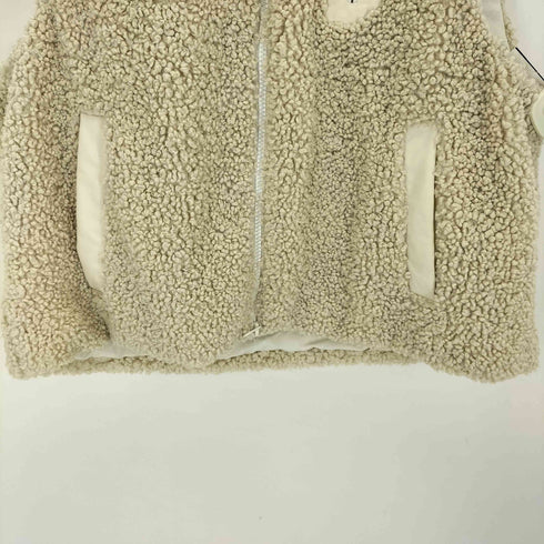 ザラ ZARA ジップアップボアベスト メンズ import:S