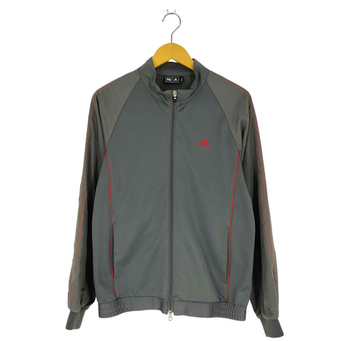 アディダス adidas シアー切替 ダブルジップ トラックジャケット メンズ import:M