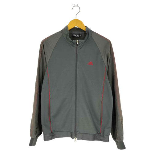 アディダス adidas シアー切替 ダブルジップ トラックジャケット メンズ import:M