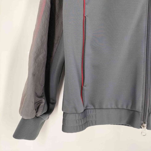 アディダス adidas シアー切替 ダブルジップ トラックジャケット メンズ import:M