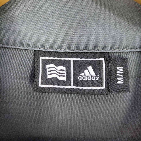 アディダス adidas シアー切替 ダブルジップ トラックジャケット メンズ import:M