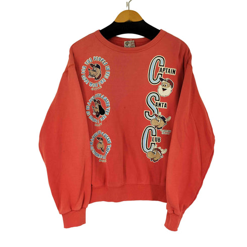キャプテンサンタ CAPTAIN SANTA フロントプリントクルーネックスウェット メンズ import:M