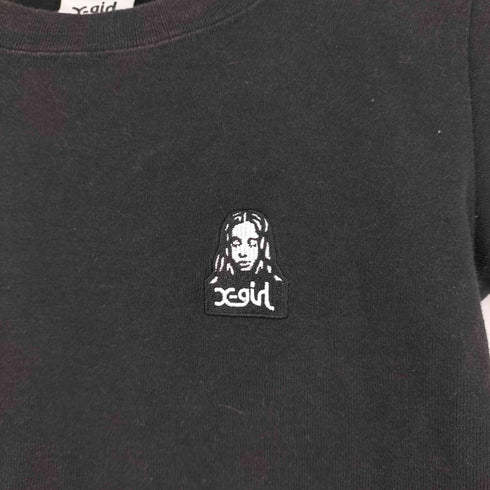 エックスガール X-girl ワンポイント刺繍 S/S Tシャツ レディース JPN:M
