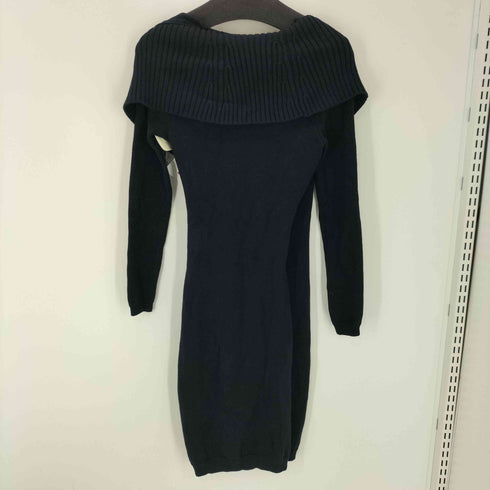 ローレンラルフローレン LAUREN RALPH LAUREN ショールカラー ベルデット ニット ドレス ワンピース レディース import:XS