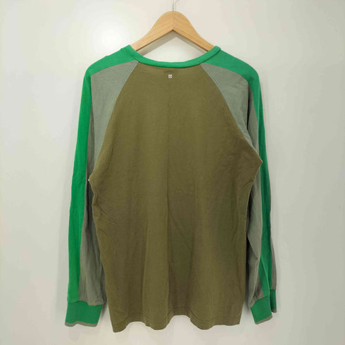 ディーゼル DIESEL 00s Y2K 5DSL ラグラン マルチカラー L/S カットソー メンズ import:S