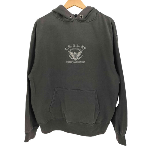 ポロスポーツラルフローレン POLO SPORT RALPH LAUREN 90S 日本製 U.S.R.L.67 フロント プリント プルオーバー パーカー メンズ import:L