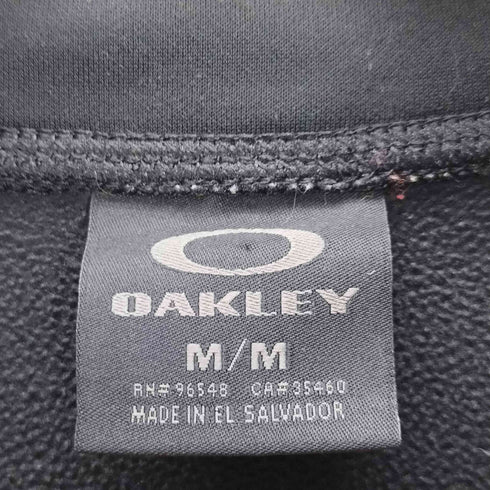 オークリー OAKLEY 00S ハーフジップ スイッチング カラー モックネック L/S テック カットソー メンズ import:M