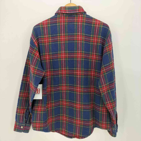 ビッグマック BIG MAC 80S USA製 ヘビーウェイト ネル L/S シャツ ヘビネル メンズ import:L