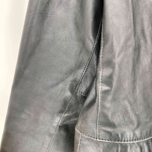 ギャップ Gap 00s OLD GENUINE LEATHER カウレザーテーラードジャケット メンズ JPN:S
