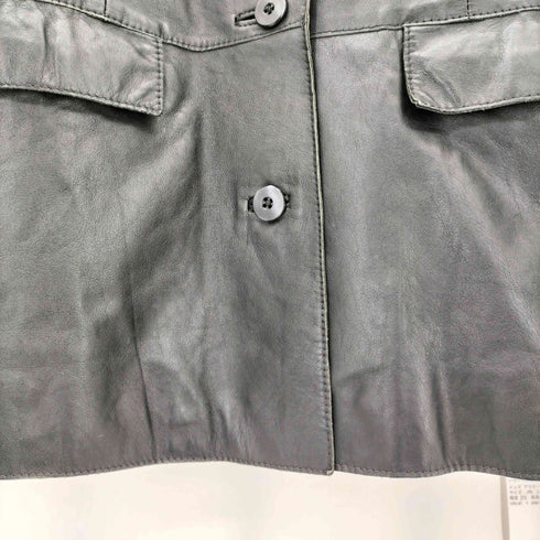 ギャップ Gap 00s OLD GENUINE LEATHER カウレザーテーラードジャケット メンズ JPN:S