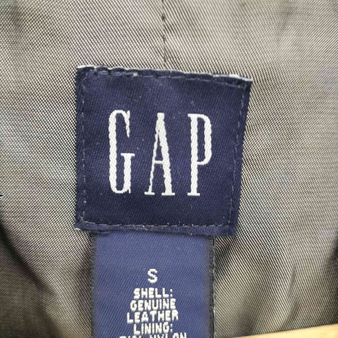 ギャップ Gap 00s OLD GENUINE LEATHER カウレザーテーラードジャケット メンズ JPN:S