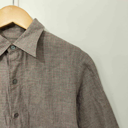 アーペーセー A.P.C. フランス製 コットンウール レギュラーカラー チェックシャツ レディース import:M