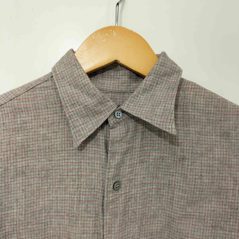 アーペーセー A.P.C. フランス製 コットンウール レギュラーカラー チェックシャツ レディース import:M