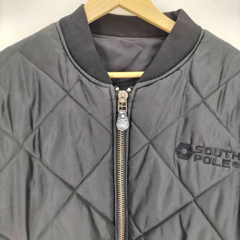 サウスポール SOUTHPOLE 90S リバーシブル キルト ボンバージャケット 中綿 メンズ import:L