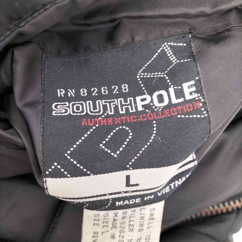 サウスポール SOUTHPOLE 90S リバーシブル キルト ボンバージャケット 中綿 メンズ import:L