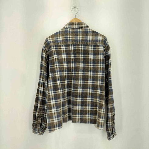 CANADA FOREST チェック柄 ボックスネルシャツ メンズ XL