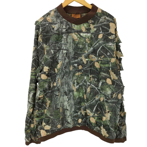 LAGO 迷彩 ウッドランド カモ L/S ギリー カットソー ロンT メンズ import:XL